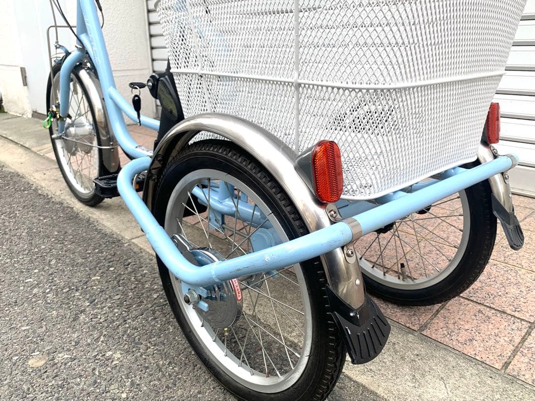 送料無料AshiakuCharlie電動三輪自転車5.8Ah 20-16インチ