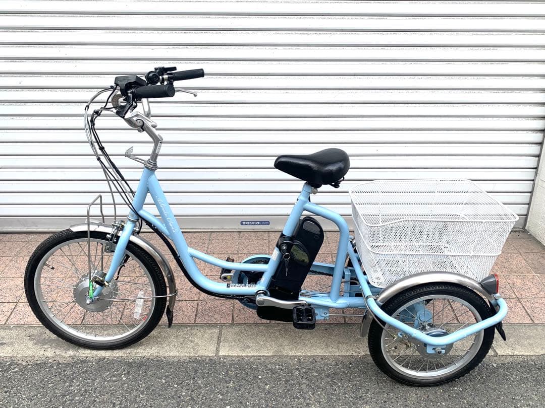 送料無料AshiakuCharlie電動三輪自転車5.8Ah 20-16インチ