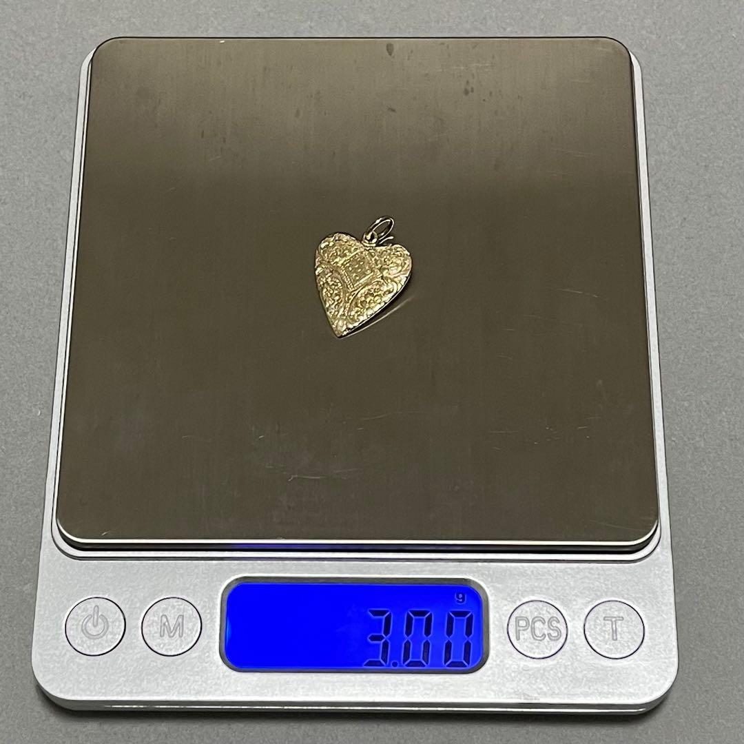 agete アガット K9 9ct ハート チャーム