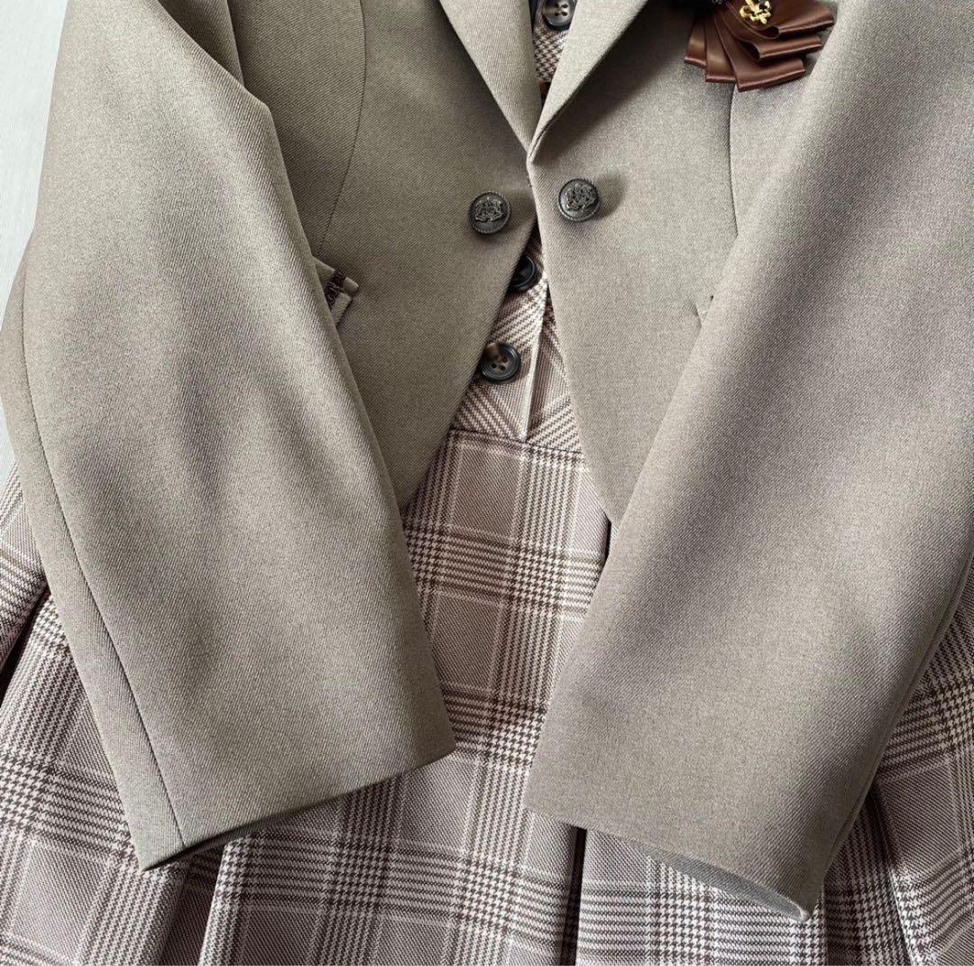 ELLE en noir ブリティッシュアンティークアンサンブルスーツ 150