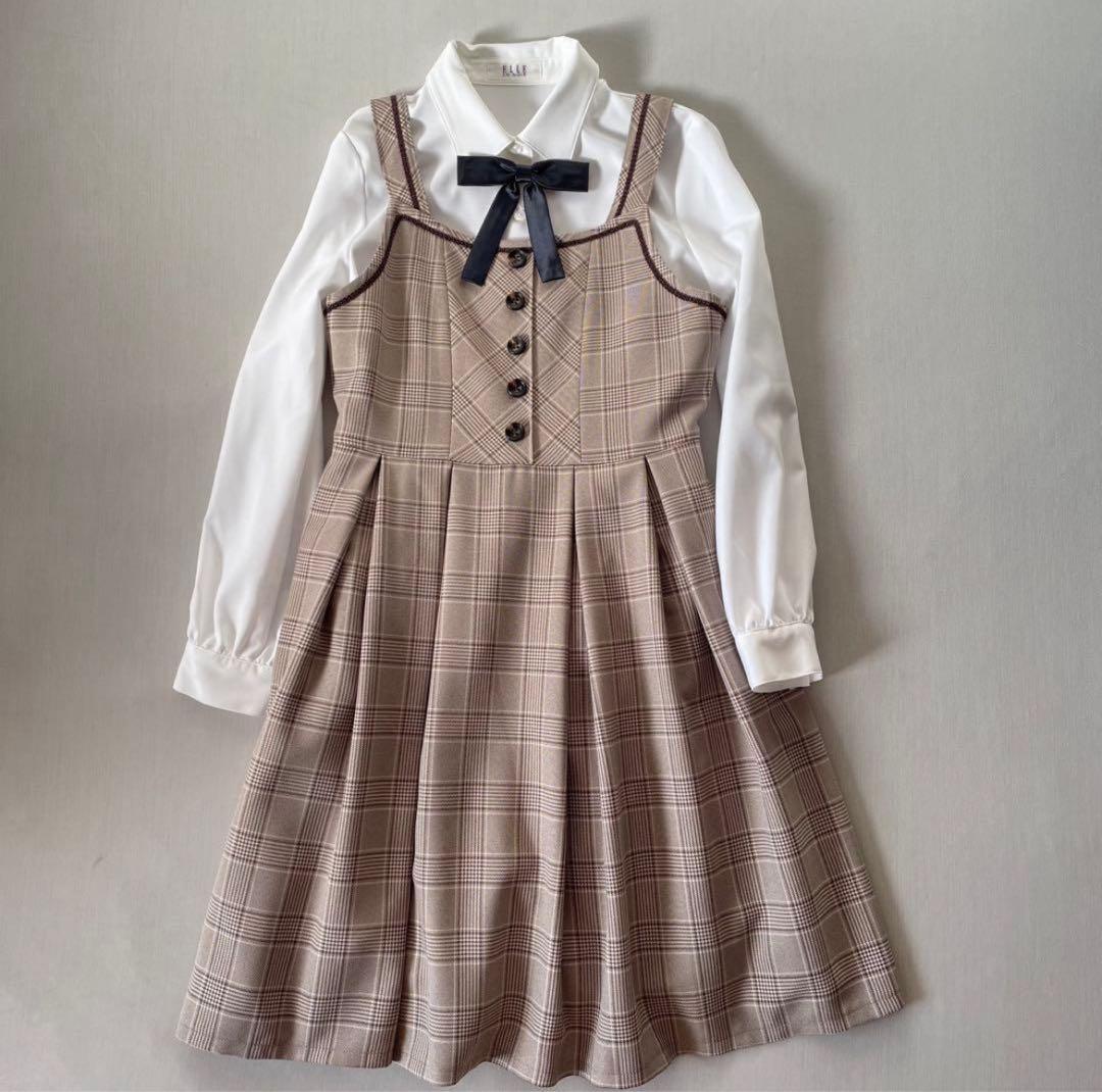 ELLE en noir ブリティッシュアンティークアンサンブルスーツ 150