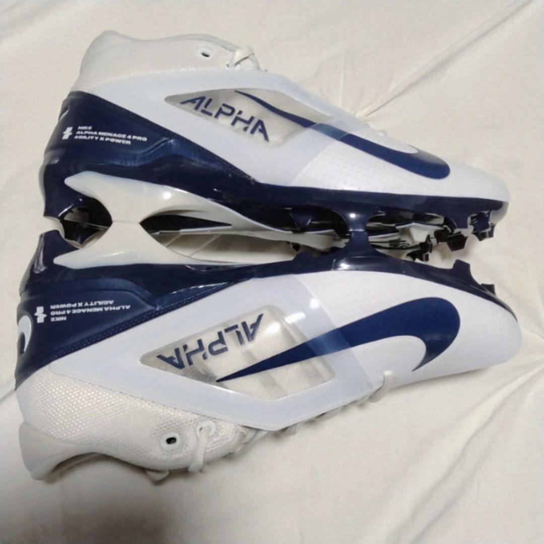 【30cm ✨新品未使用✨】ナイキ アメフト スパイク アルファメナス プロ4