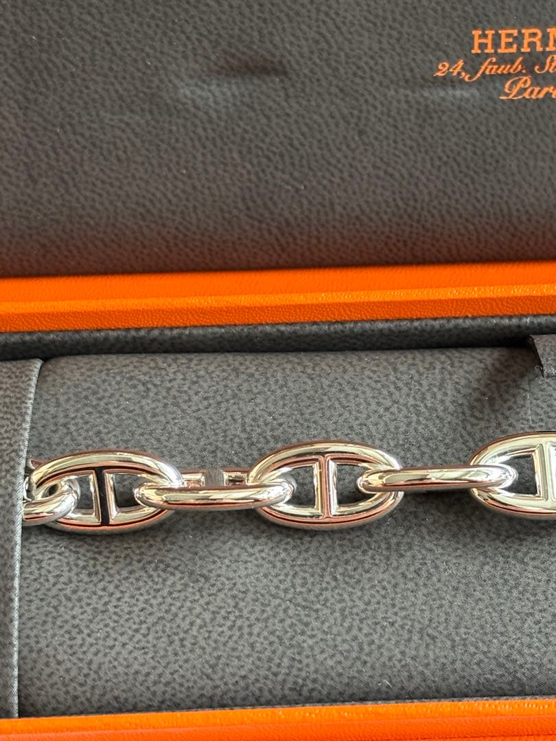 【新品・未使用】エルメス　シェーヌダンクル　GM 13コマ　保証書・レシート付き