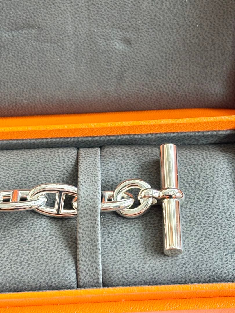 【新品・未使用】エルメス　シェーヌダンクル　GM 13コマ　保証書・レシート付き