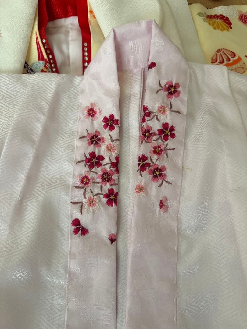 七五三着物　髪飾り　アイシャドウ