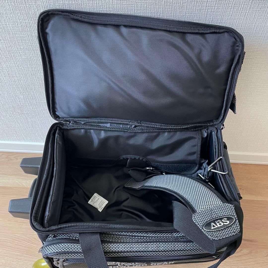 ABS PRO-am ボウリングバッグ 2ボール用　ブラック