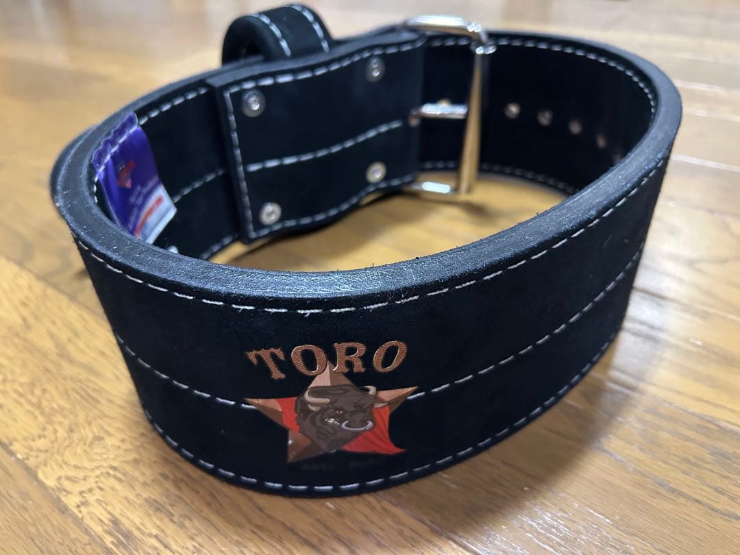 【美品】タイタン　トロブラボー　パワーリフティングベルト　１０ｍｍ　ブラック