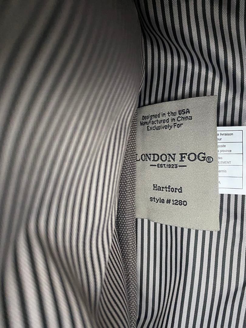 London fog 美品　機内持ち込み/スーツケース/横型/一回使用/黒