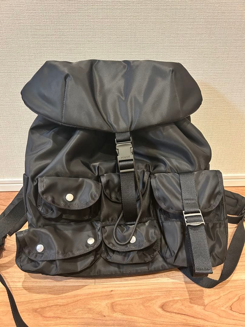 used) sacai nylon back pack ブラック