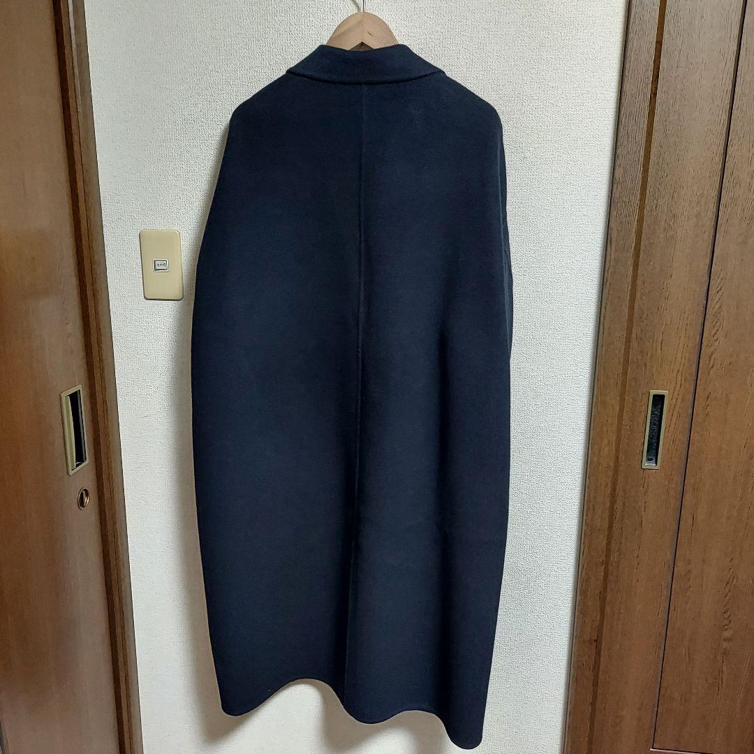 Deuxiemeclasse◇24AW◇ウールアンゴラ リバーコート◇ネイビー