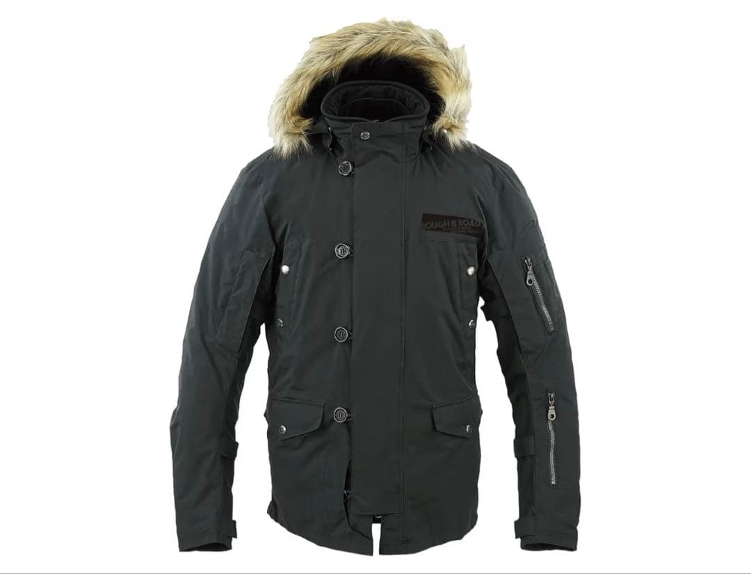 ROUGH&ROAD N-3BR プリマロフトジャケット ブラック　サイズM
