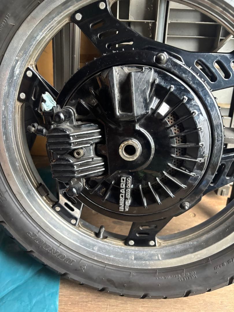 cbx550fフロントリアホイールフロントフォーク三又トップcbx400f