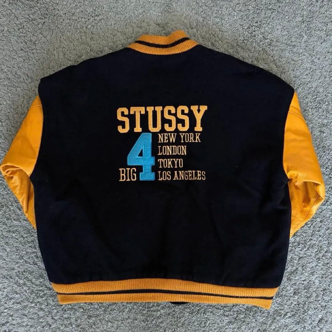 OLD stussy スタジャン Big4 ビンテージ