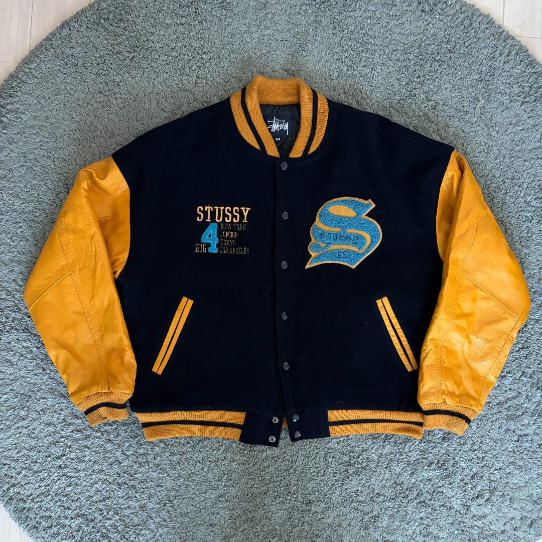 OLD stussy スタジャン Big4 ビンテージ