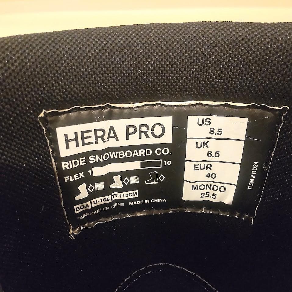 ★24-25★ RIDE ライド ブーツ HERA PRO 25.5㎝