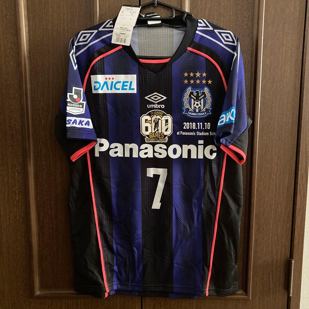 新品！タグ付き！ガンバ大阪　遠藤保仁　600試合出場記念　2018年モデル
