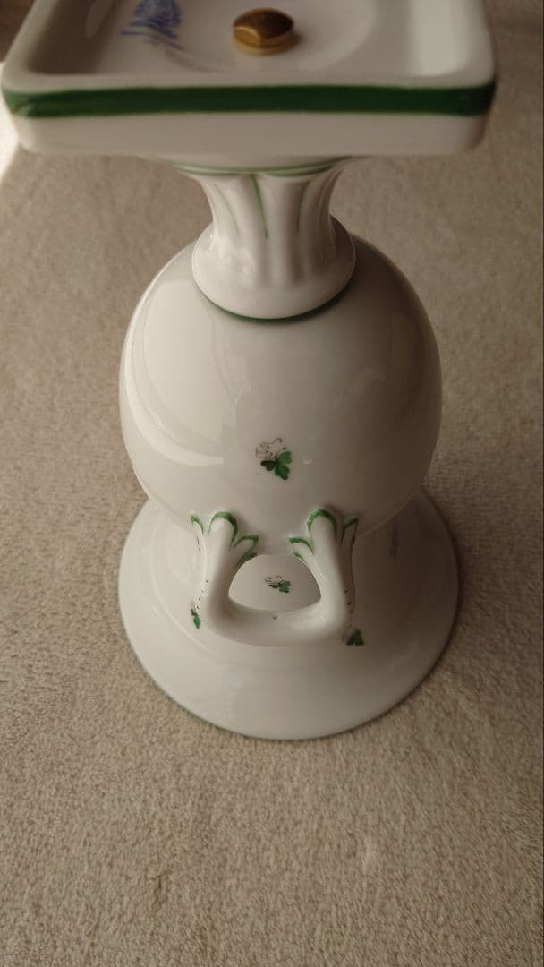 ヘレンド　ウィーンの薔薇陶器製花瓶 大型　セール！