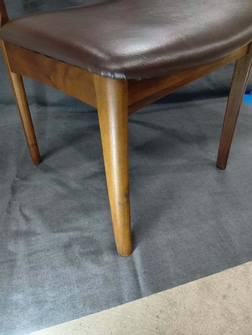 [けんけん]飛騨シラカワ ダイニングチェアS-BW138ウォールナット ①