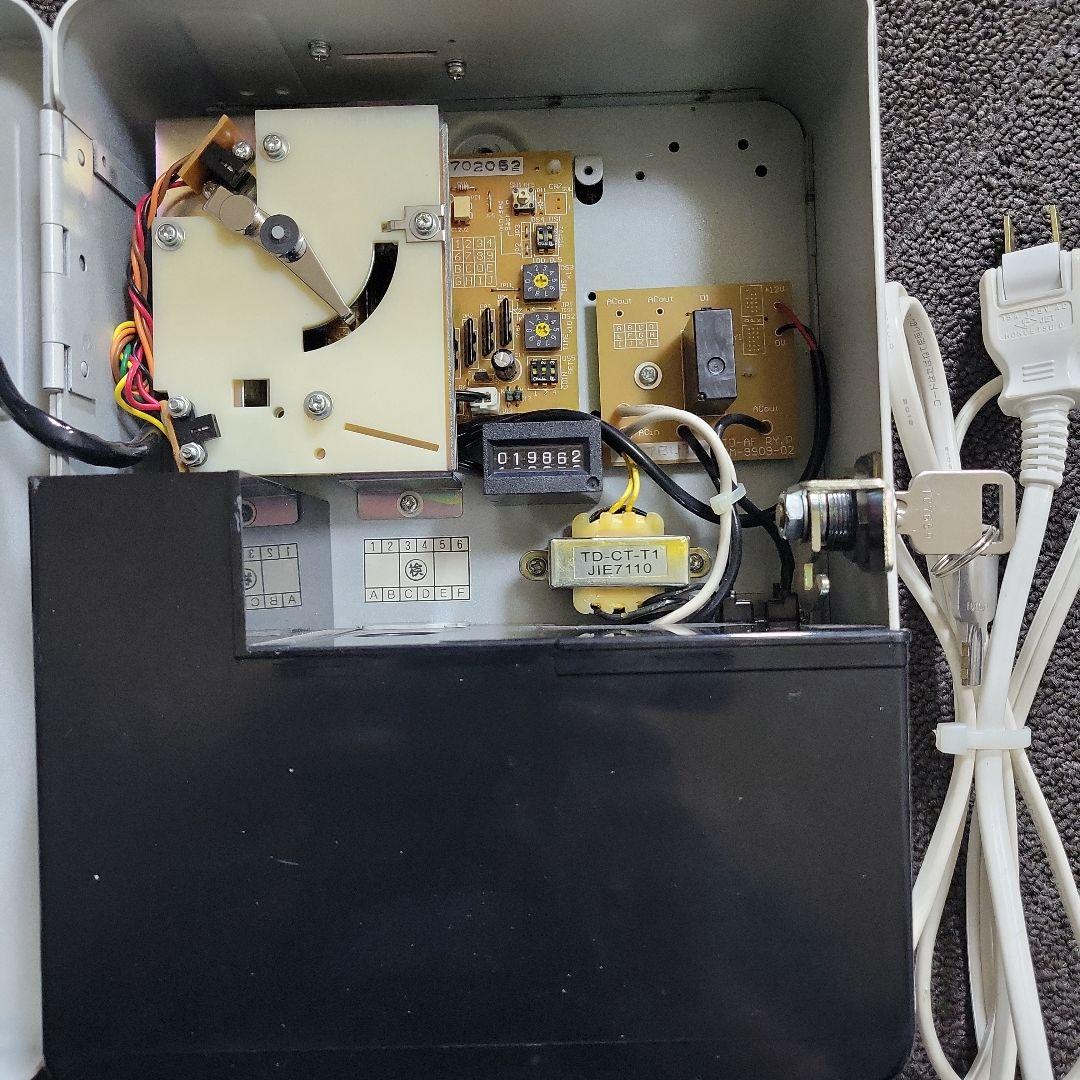 東亜電子タイマー AC電源 鍵付き