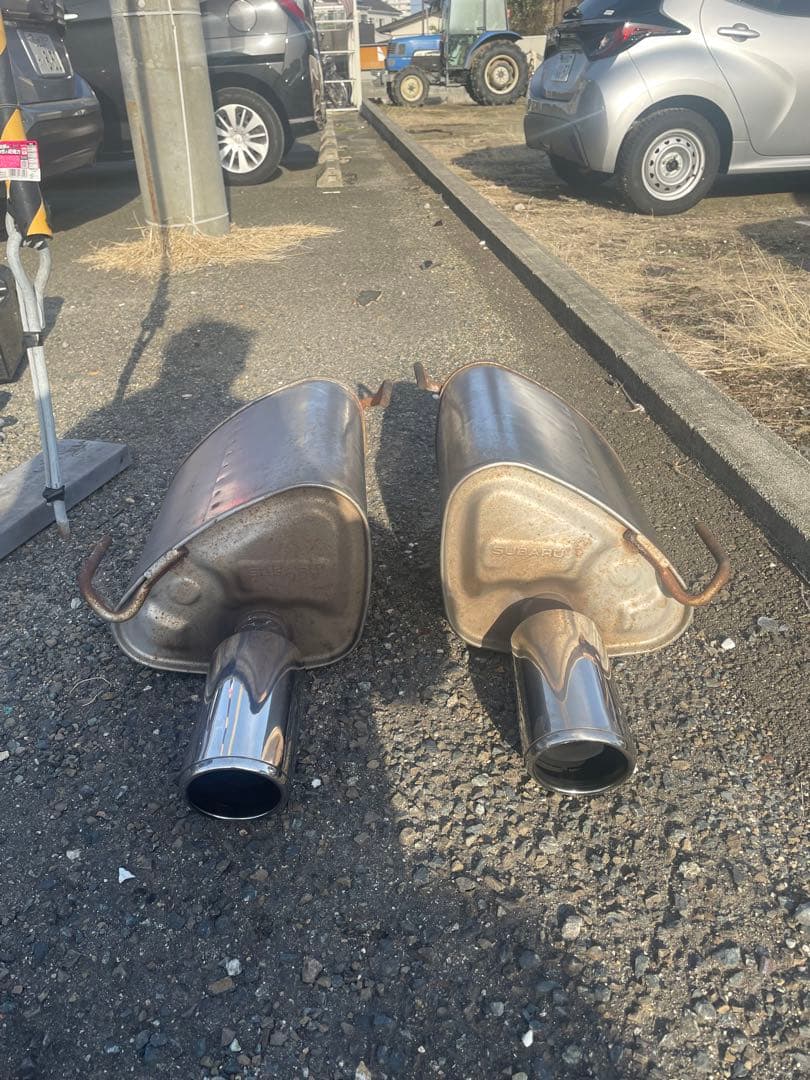 BRG レガシィDIT2.0 リアのみ純正マフラー