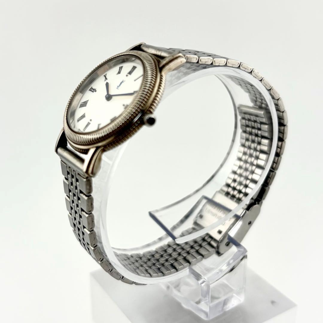 【新品電池/稼働】サンローラン 5421-F46291 腕時計 ローマン 希少