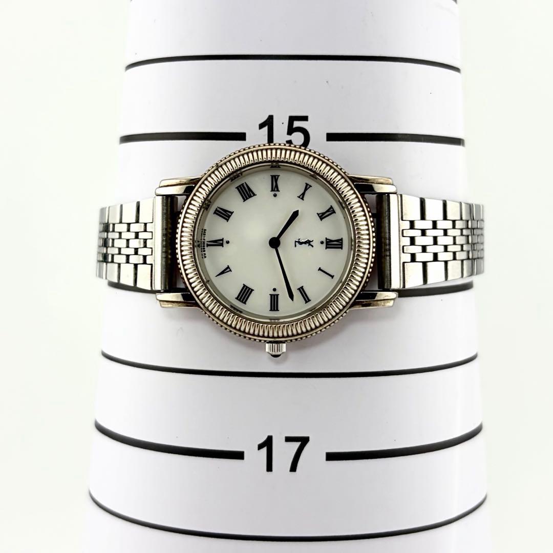 【新品電池/稼働】サンローラン 5421-F46291 腕時計 ローマン 希少