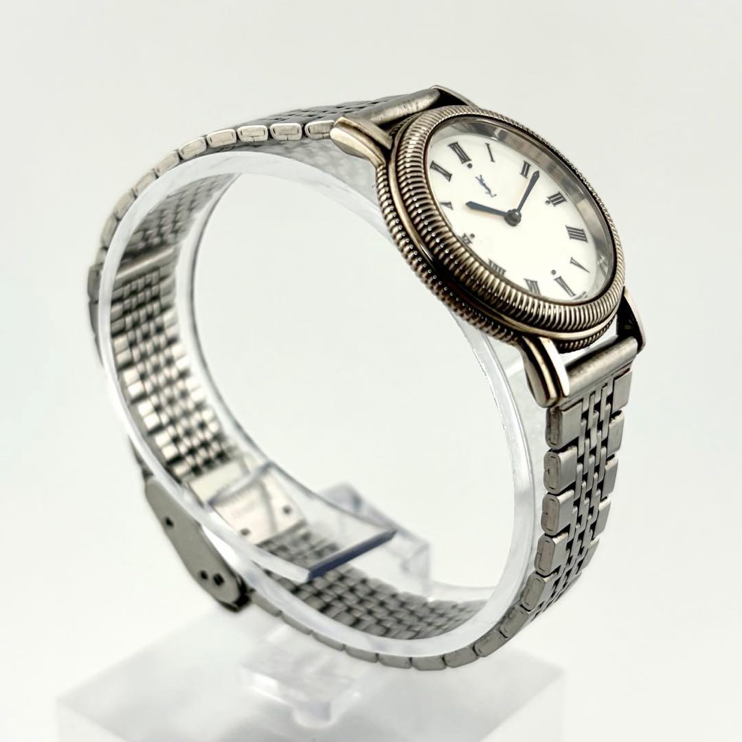 【新品電池/稼働】サンローラン 5421-F46291 腕時計 ローマン 希少