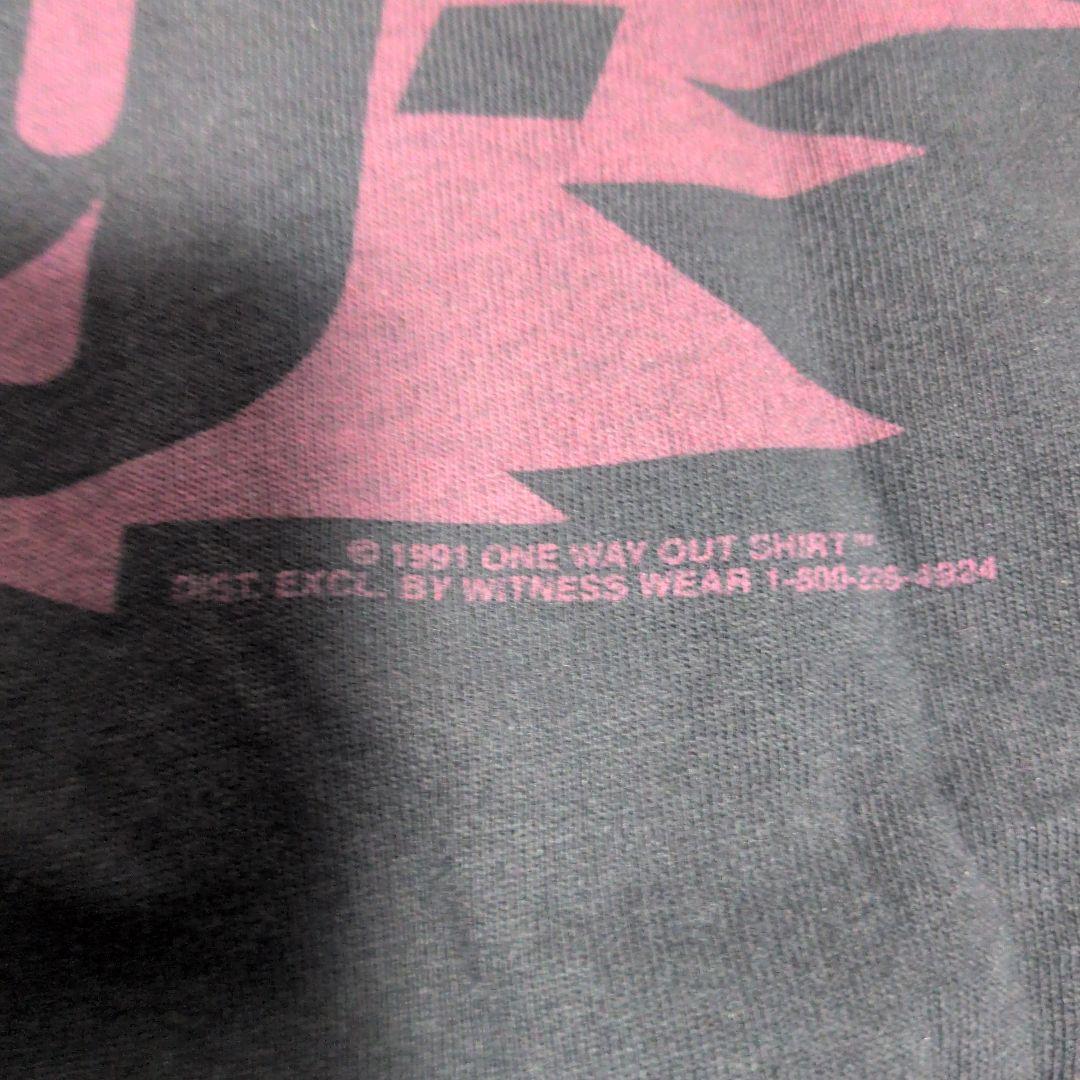 90s ビンテージTシャツ　XL 進化論