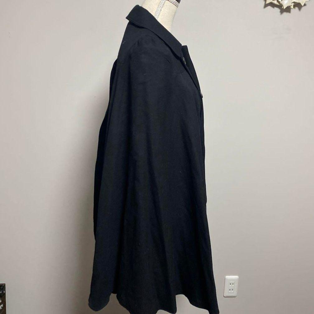 マント ケープ ポンチョ コート ノースリーブ ロリータ クラロリ ゴスロリ 黒