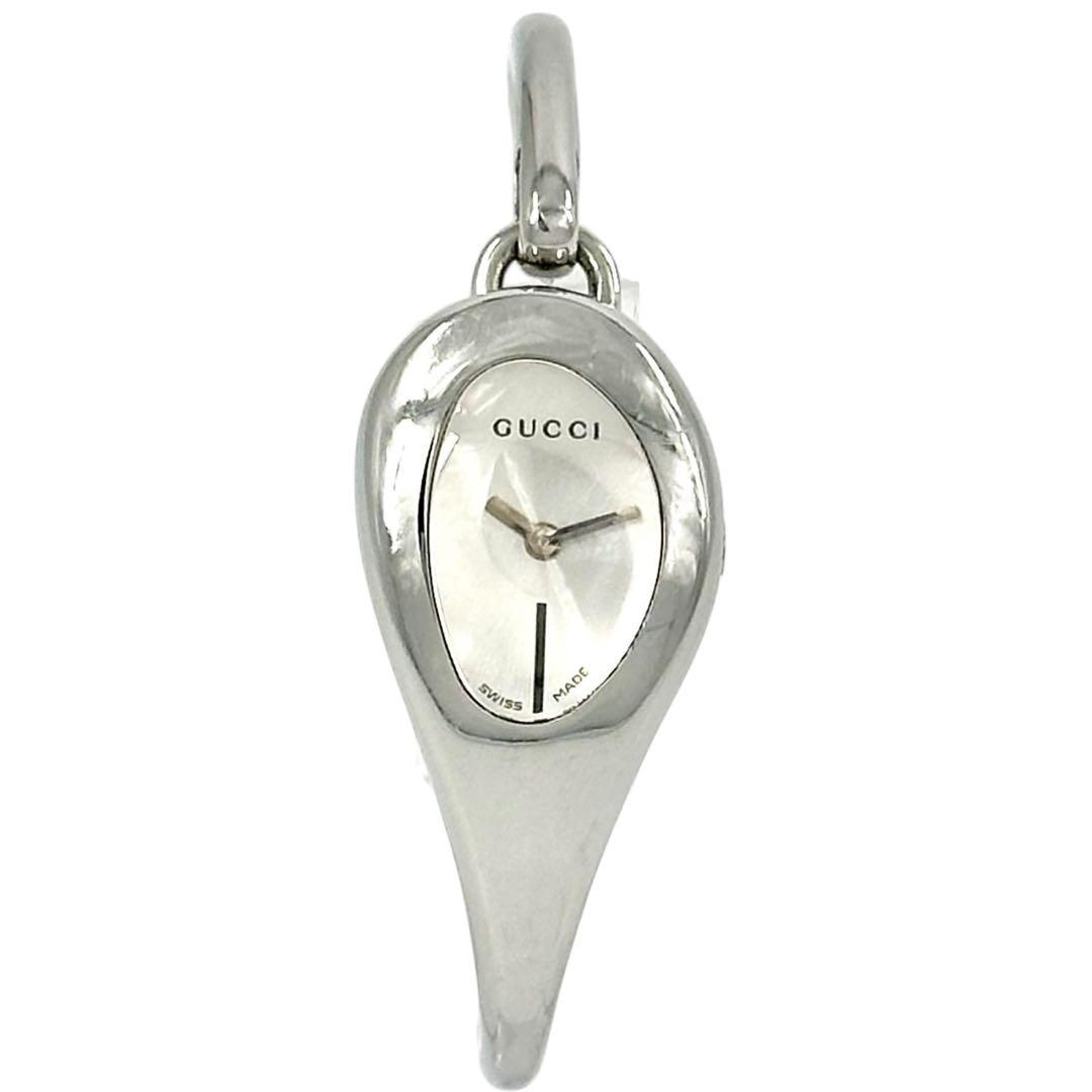 GUCCI レディース 腕時計 バングルウォッチ 103 ホワイト