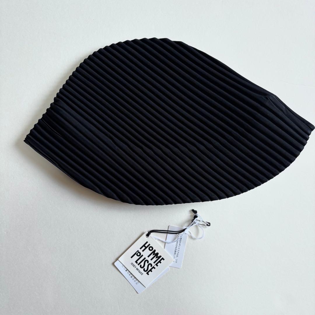 新品 25ss homme plisse オムプリッセ ハット 黒 ブラック