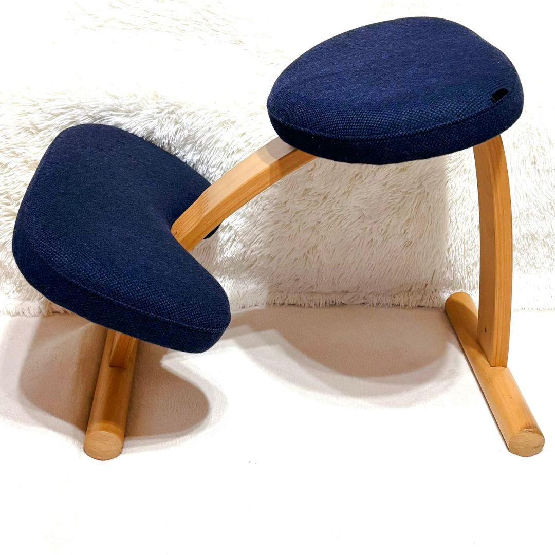 Rybo リボ社 バランスイージー バランスチェア ネイビー 姿勢改善 ウール