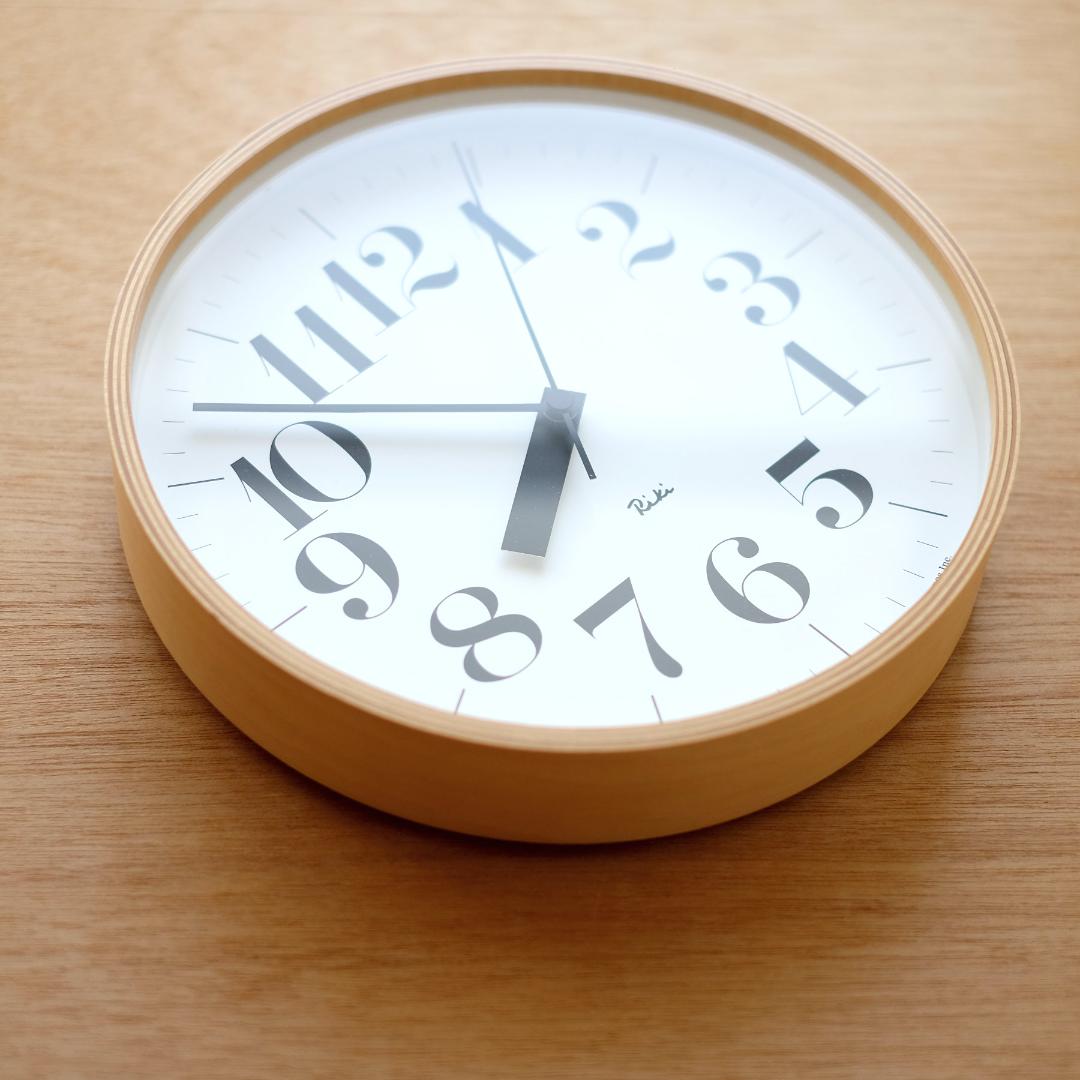 リキクロック 電波時計 M 25.4cm / Riki Clock RC 渡辺力