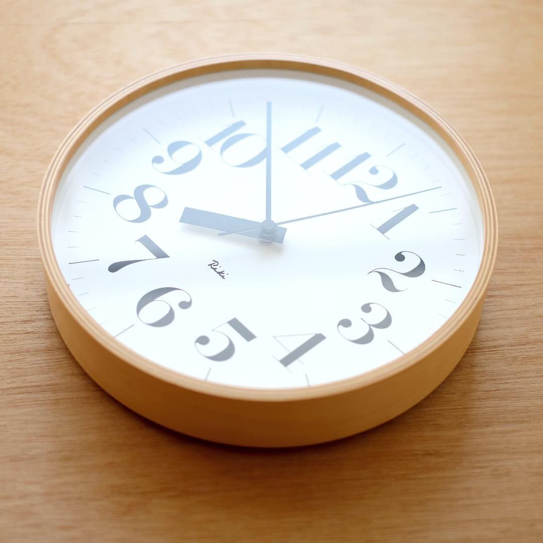 リキクロック 電波時計 M 25.4cm / Riki Clock RC 渡辺力