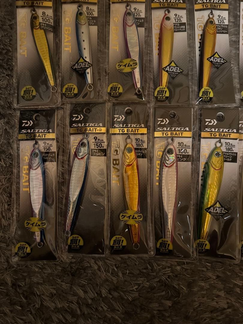 ダイワ　TGベイト　100g〜180g 18個　フックセット