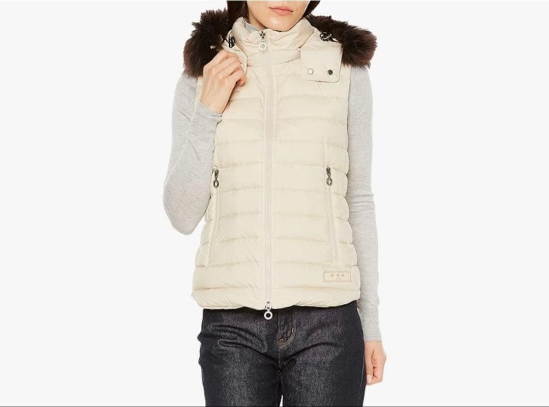 TATRAS ホワイト キルティングダウンベスト