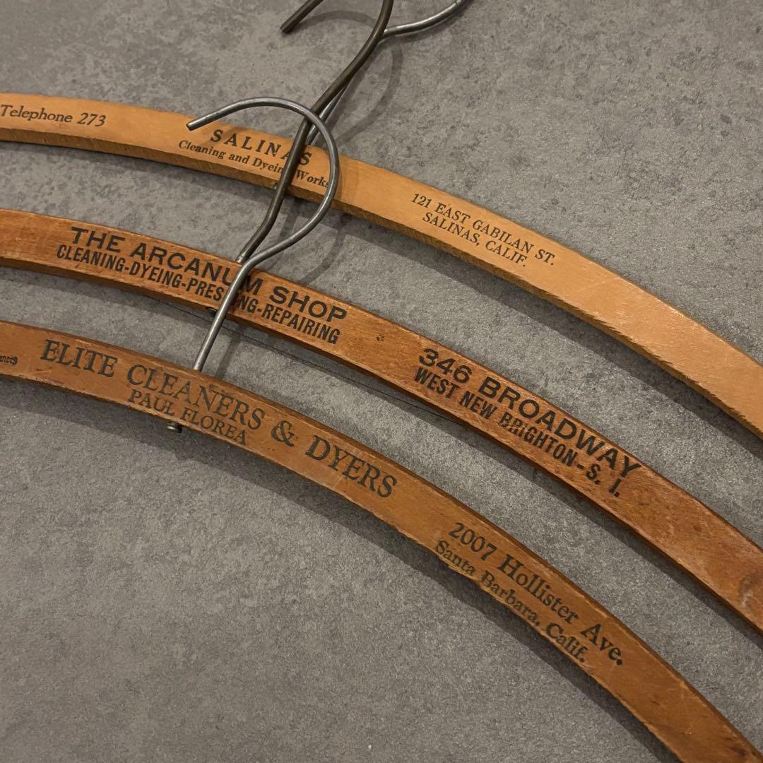 アメリカ アンティーク ビンテージ ウッド ハンガー 木製 トラックファニチャー