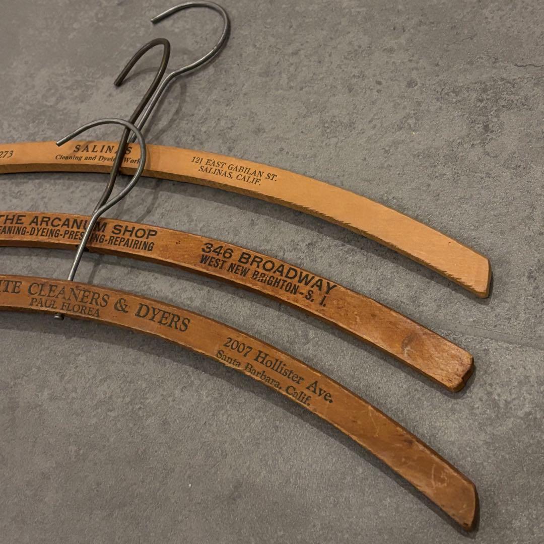 アメリカ アンティーク ビンテージ ウッド ハンガー 木製 トラックファニチャー