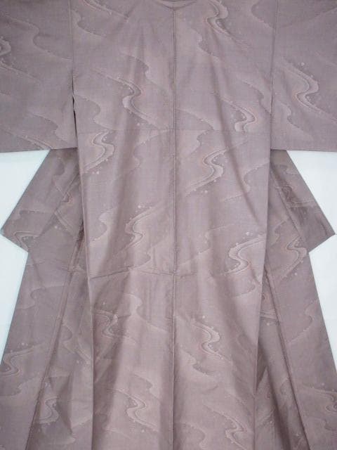 新古品！都喜エ門＊藤絹織物＊７マルキ＊本場大島紬＊着物＊少々難あり＊１５７ｃｍ