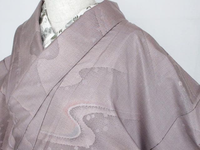 新古品！都喜エ門＊藤絹織物＊７マルキ＊本場大島紬＊着物＊少々難あり＊１５７ｃｍ