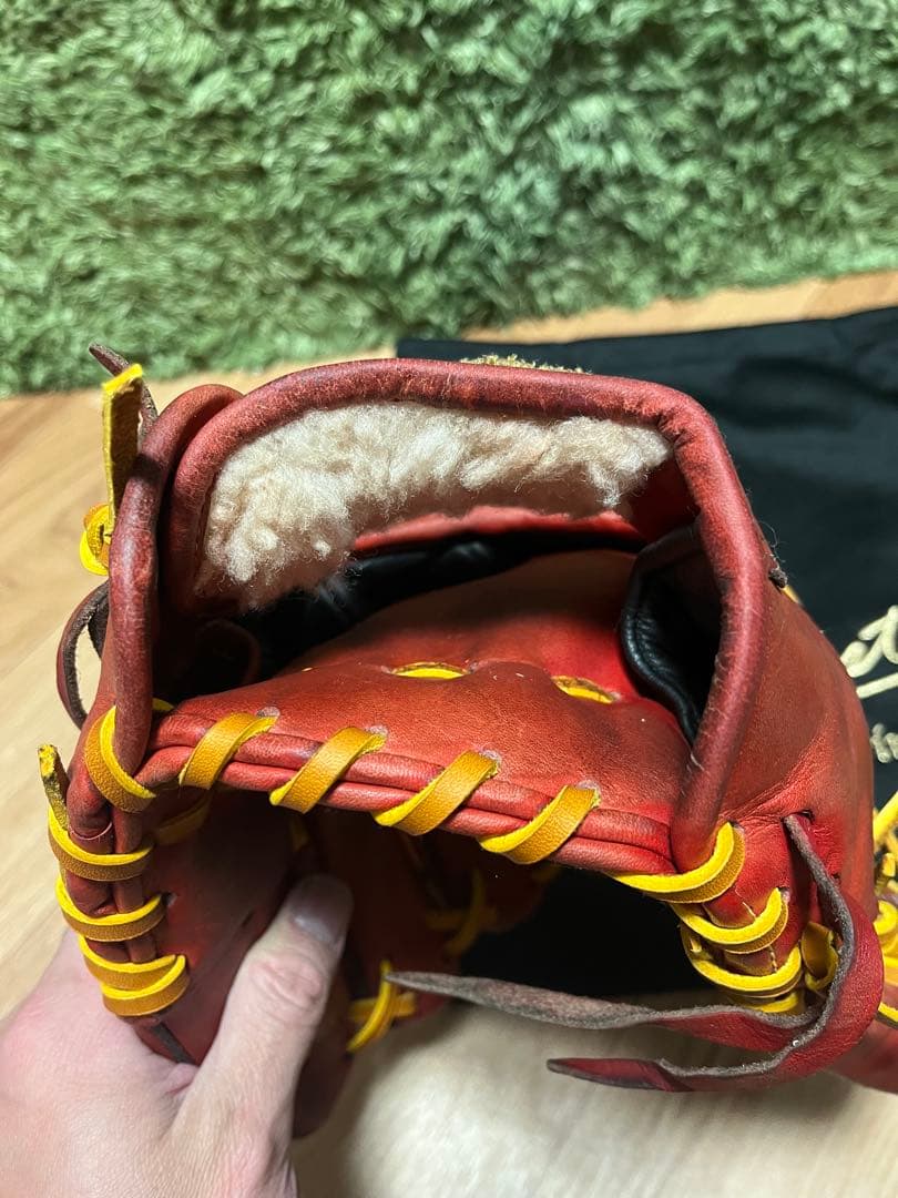 ウィルソンスタッフ デュアル 硬式内野手用86型 Eオレンジ 坂本選手風