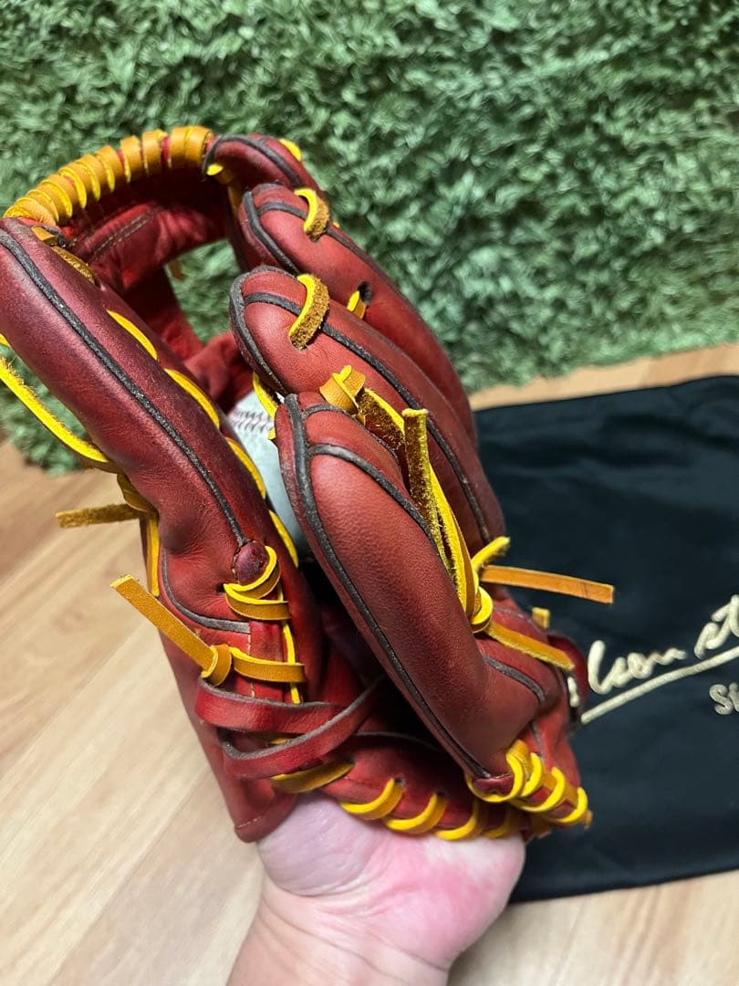 ウィルソンスタッフ デュアル 硬式内野手用86型 Eオレンジ 坂本選手風