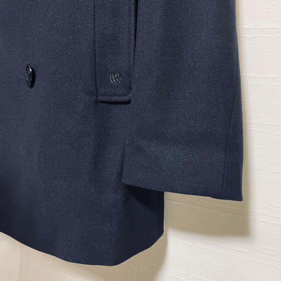 新品 ビームス スクールコート Pコート 濃紺 5L（成人男性XL相当）