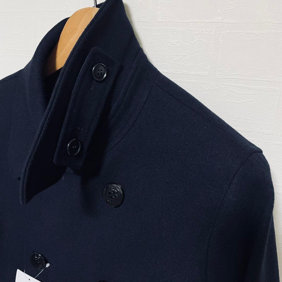 新品 ビームス スクールコート Pコート 濃紺 5L（成人男性XL相当）