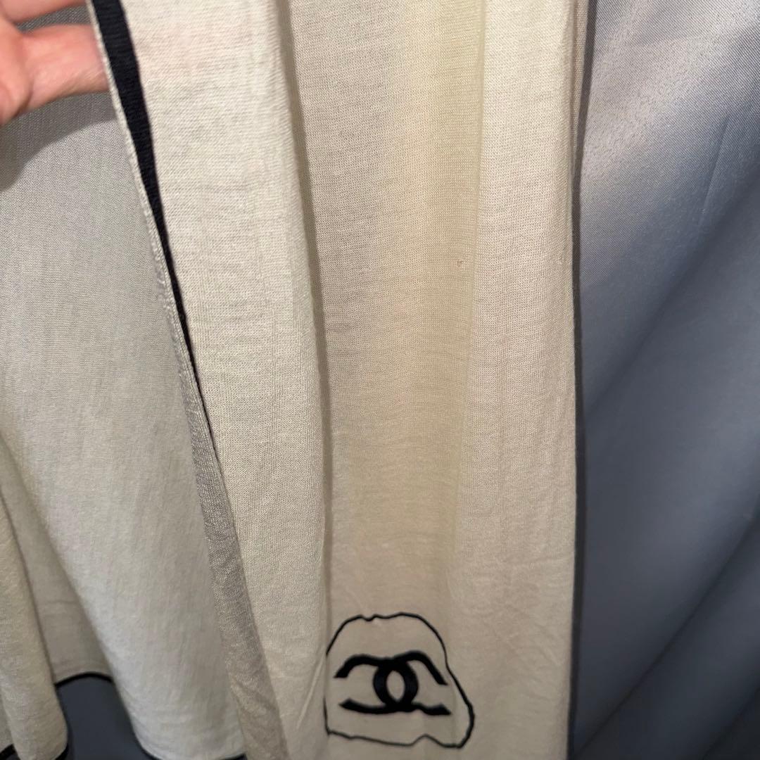 CHANEL　シャネル　ストール　カシミヤ　ダブルC 正規品　ココマーク　シルク