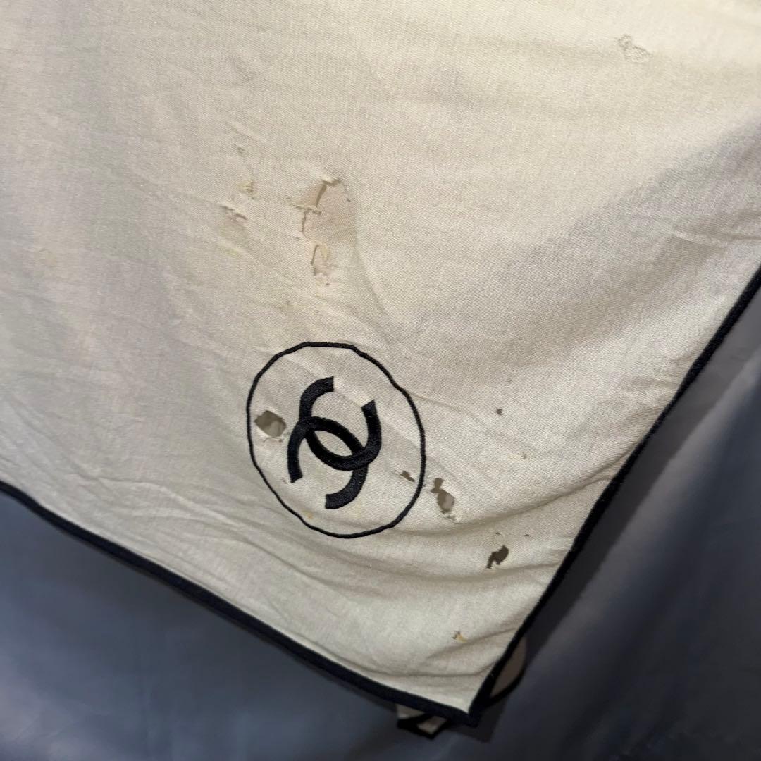 CHANEL　シャネル　ストール　カシミヤ　ダブルC 正規品　ココマーク　シルク