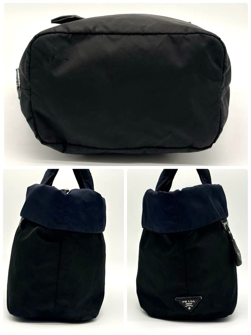 PRADA 三角プレート　リバーシブル　2way ナイロン トートバッグ