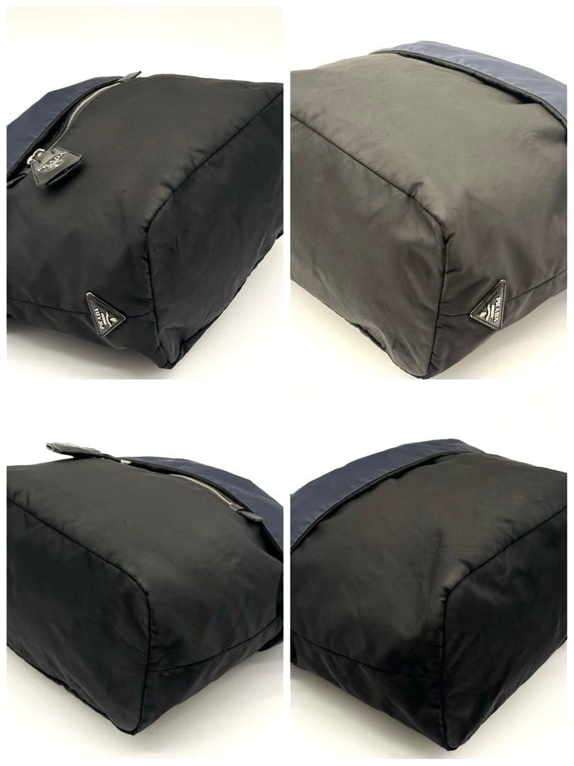 PRADA 三角プレート　リバーシブル　2way ナイロン トートバッグ