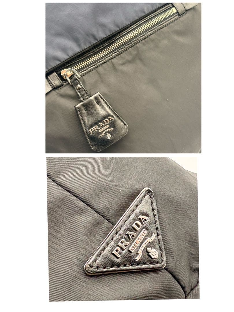 PRADA 三角プレート　リバーシブル　2way ナイロン トートバッグ
