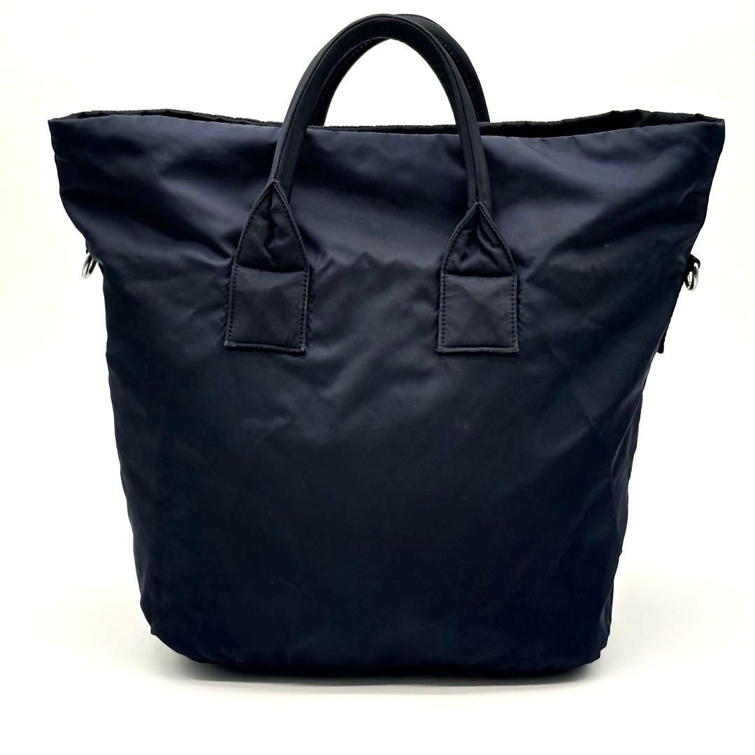 PRADA 三角プレート　リバーシブル　2way ナイロン トートバッグ